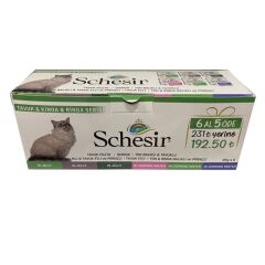 Schesir Tavuk Kinoa ve Ringa Serisi 85 Gr x 6 Adet Kedi Konservesi (6 AL 5 ÖDE)