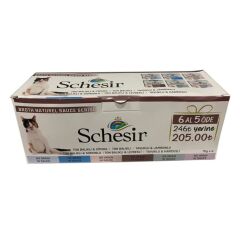 Schesir Naturel Sos Serisi Ton Balıklı ve Tavuk Etli 70 Gr x 6 Adet (6 Al 5 Öde)