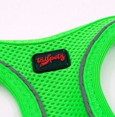 Tailpetz Air Mesh Harness Göğüs Tasması Neon Yeşil XLarge