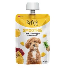 Reflex Plus Smoothie Kuzu Etli ve Ananaslı Likit Köpek Ödülü 85 Gr