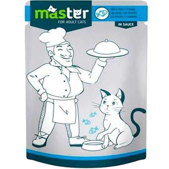 Master Balıklı Pouch Kedi Yaş Maması 80 Gr.