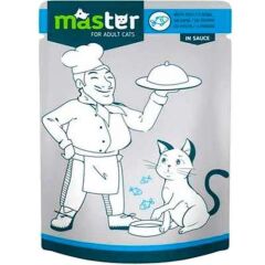 Master Balıklı Pouch Kedi Yaş Maması 80 Gr.