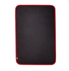 Cattie Altıgen Model Kum Toplayıcı Fonksiyonel Kedi Paspası Kırmızı 37X50Cm