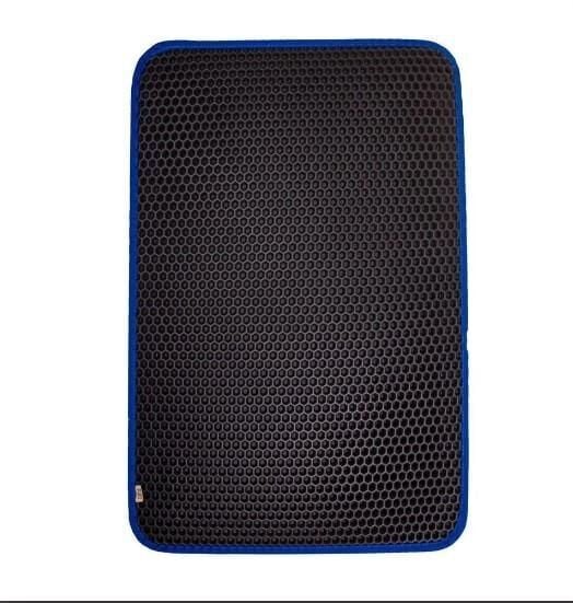 Cattie Altıgen Model Kum Toplayıcı Fonksiyonel Kedi Paspası Mavi 37X50Cm