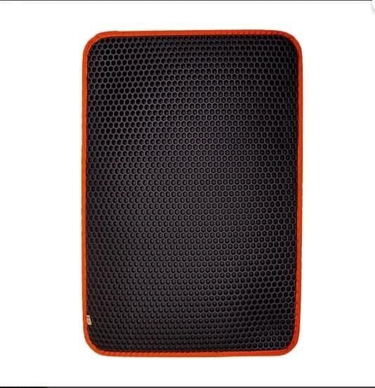 Cattie Altıgen Model Kum Toplayıcı Fonksiyonel Kedi Paspası Turuncu 37X50Cm