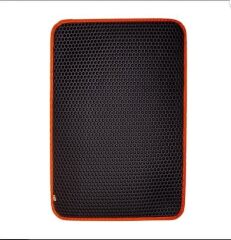 Cattie Altıgen Model Kum Toplayıcı Fonksiyonel Kedi Paspası Turuncu 37X50Cm