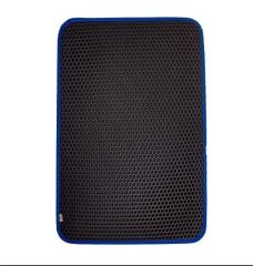 Cattie Altıgen Model Kum Toplayıcı Fonksiyonel Kedi Paspası Mavi 50X75Cm