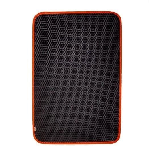 Cattie Altıgen Model Kum Toplayıcı Fonksiyonel Kedi Paspası Turuncu 50X75Cm