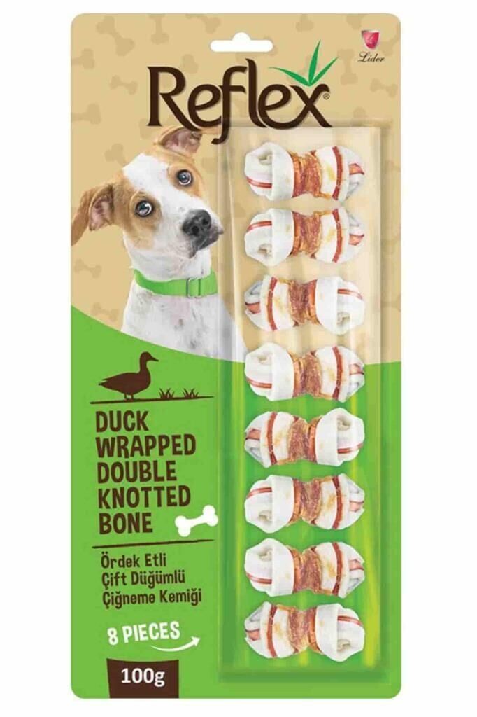 Reflex Ördek Etli  Düğümlü Kemik 100gr