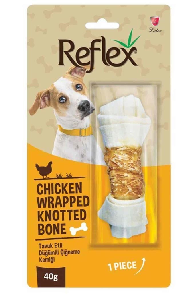 Reflex Tavuk Etli Düğümlü Kemik 40 Gr