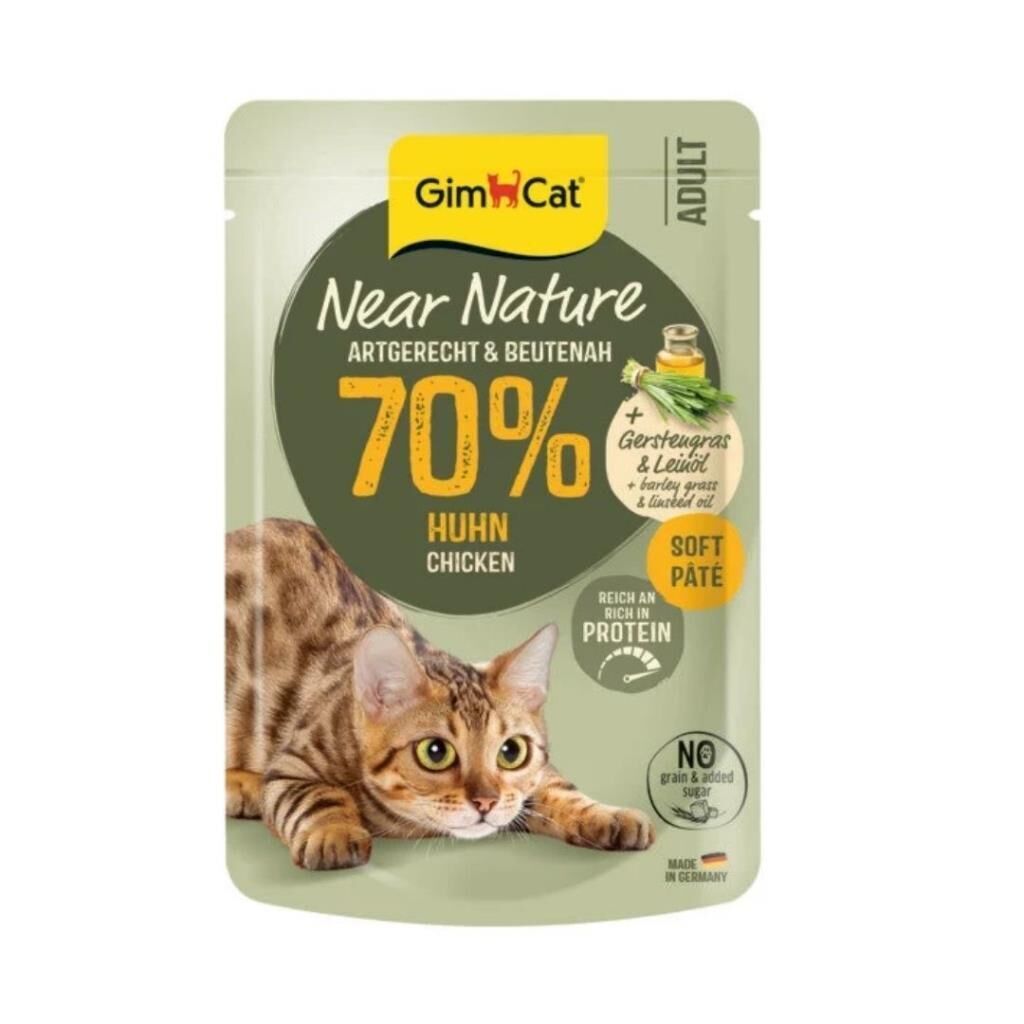 Gimcat Near Nature Tavuklu Kedi Yaş Maması 85 Gr