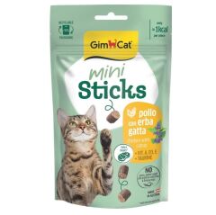 Gimcat Mini Sticks Kedi Otlu ve Tavuklu Ödül Çubukları 50gr