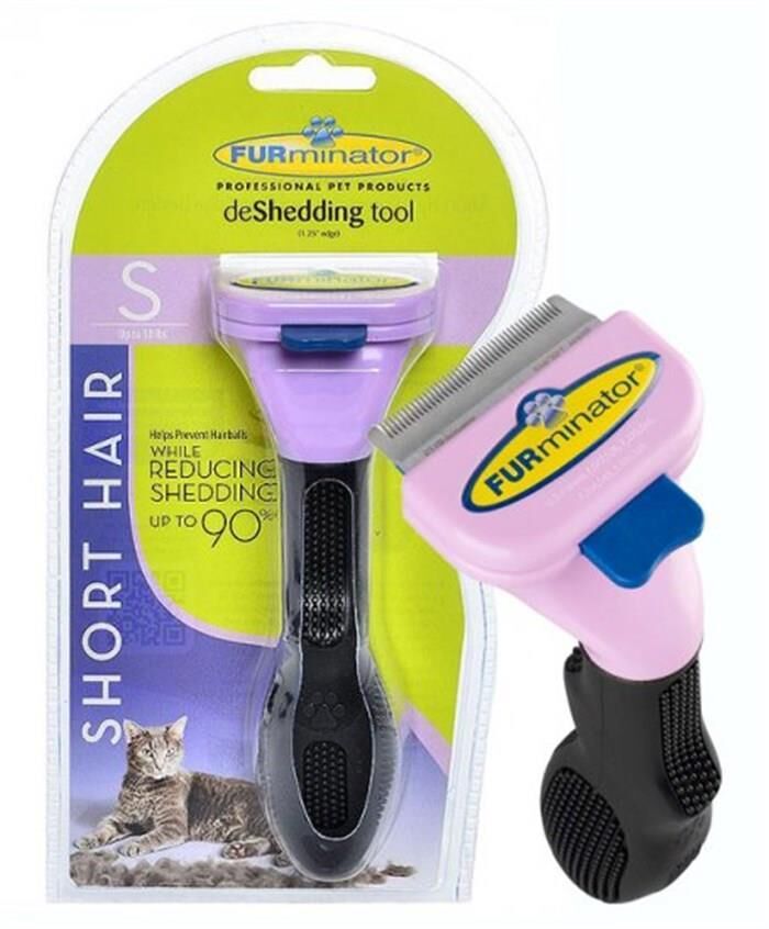 Furminator Short Hair Kısa Tüylü Kediler İçin Tüy Tarağı Small