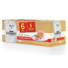 Gourmet Gold Sığır Etli Kedi Konserve Maması 85 Gr 6 Al 5 Ode