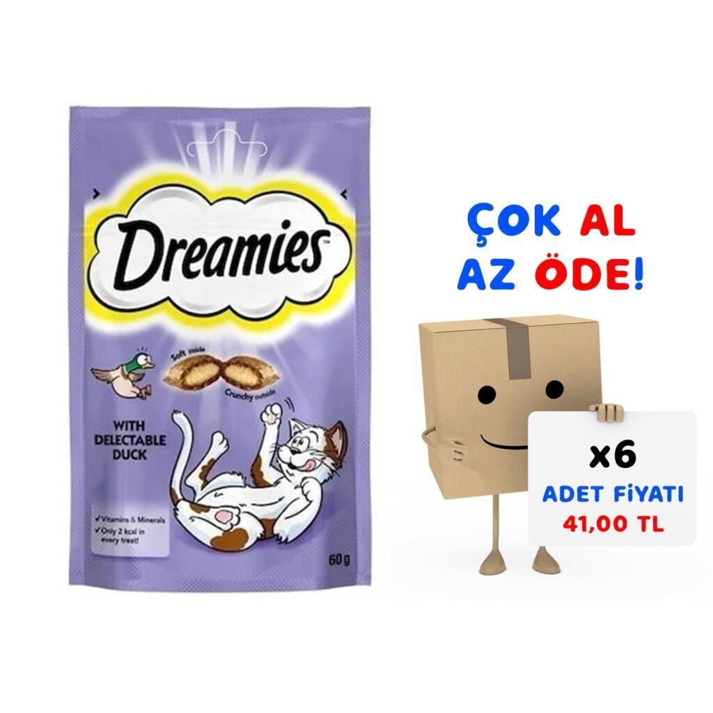 Dreamies Ördekli Kedi Ödülü 60 Gr 6'lı Paket