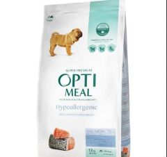 Optimeal Hypoallergenic Somonlu Orta ve Büyük Irk Yetişkin Köpek Maması 4kg