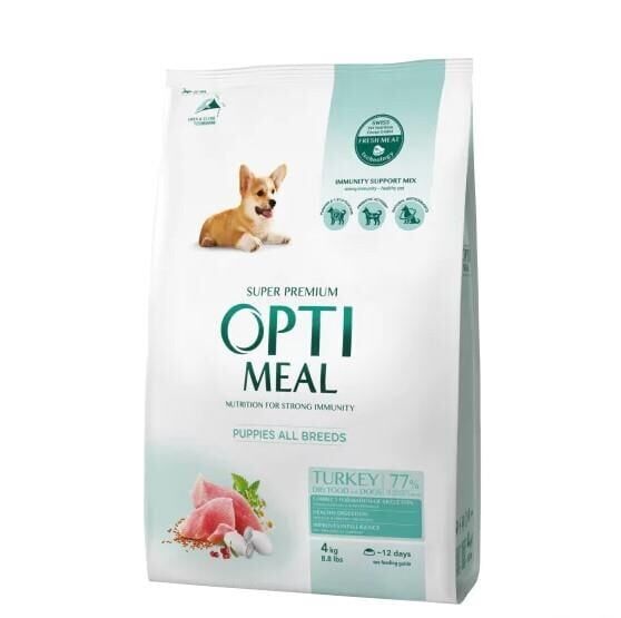Optimeal Hindili ve Pirinçli Yavru Köpek Maması 4kg
