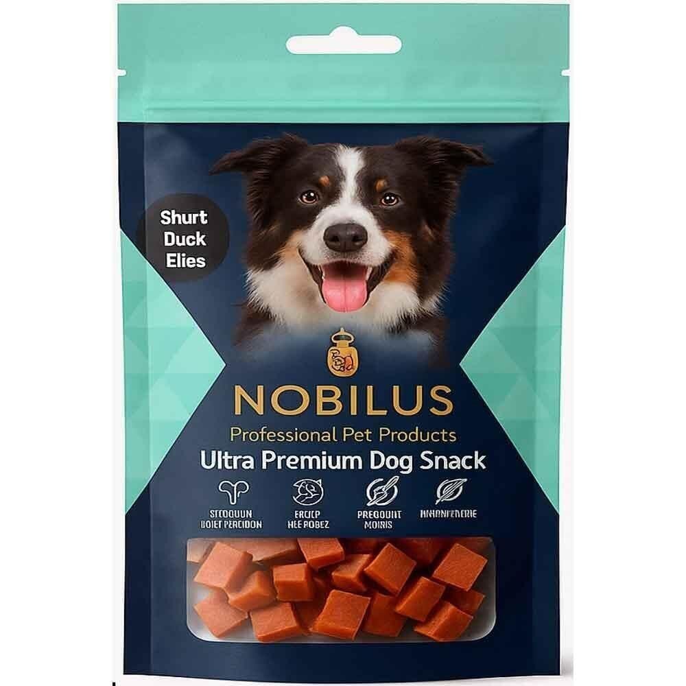 Nobilus Köpek Ödül Maması Ördekli Küpler 80 Gr