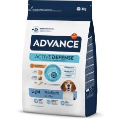 Advance Light Tavuklu Orta Boy Yetişkin Köpek Maması 3 kg
