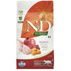 Nd Tahılsız Bıldırcın Etli Balkabaklı Ve Narlı Kedi Maması 1,5 Kg