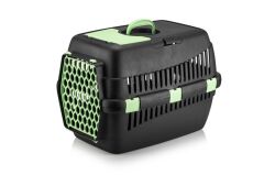 Şenyayla Kedi Köpek Plastik Taşıma Büyük Yeşil 45*65*45 cm