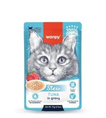 Wanpy Stew Pouch Ton Balıklı Yaş Kedi Maması 70g