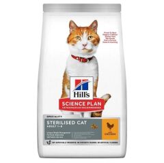 Hills Science Plan Kısırlaştırılmış Yetişkin Tavuklu Kedi Maması 15 kg