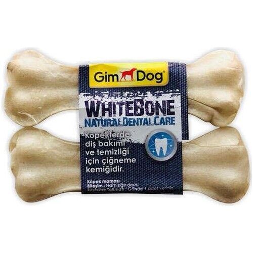 GimDog Mordimi Beyaz Press Kemik 13cm (2'li)