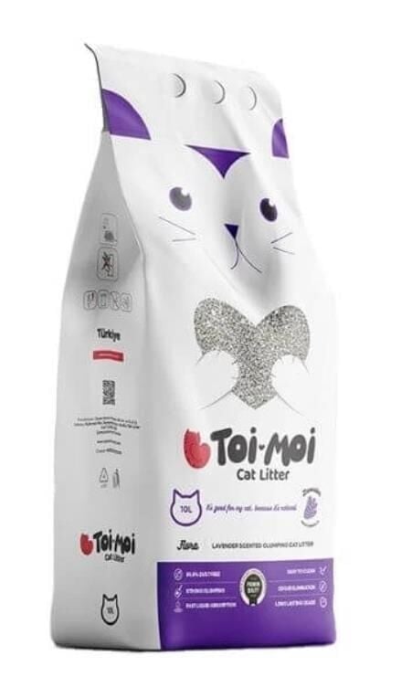Toi Moi Flora Lavantalı Kedi Kumu 10 Kg