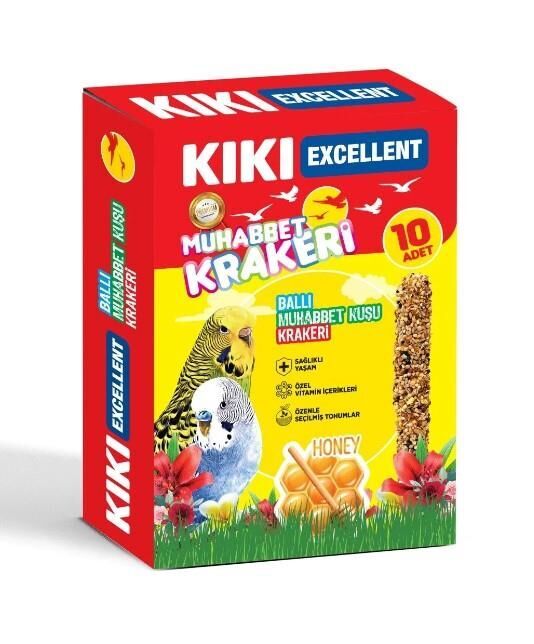 Kiki Excellent Ballı Kraker 10 LU EKO KUTU ( Muhabbet )