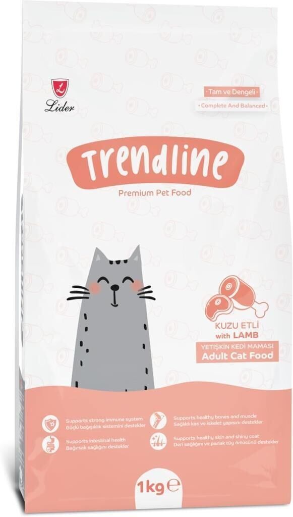 Trendline Kuzu Etli Kedi Maması 1 Kg