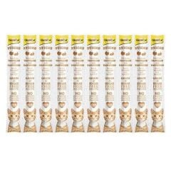 GimCat Sticks Hindi ve Tavsan Etli Kedi Ödül Çubugu 50 Gr 10'lu