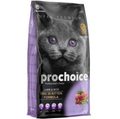 ProChoice Pro 38 Kuzulu Ve Pirinçli Yavru Kedi Maması 15 Kg