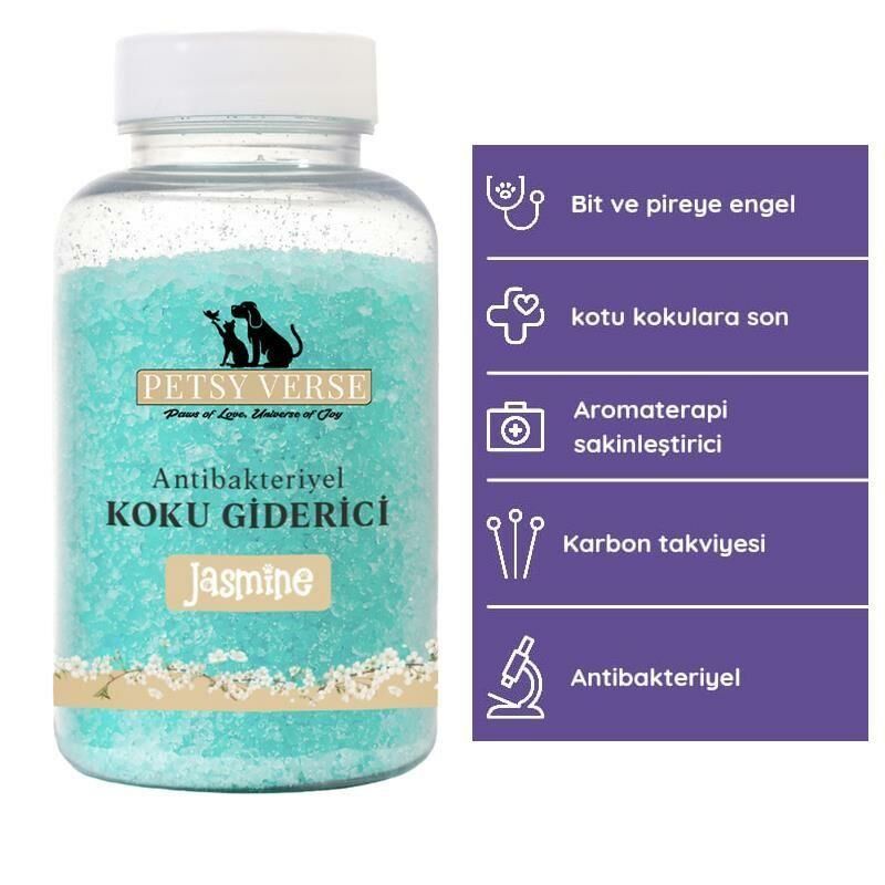 Petsy Verse Yasemin Kokulu Kedi Kumu Koku Giderici 220gr