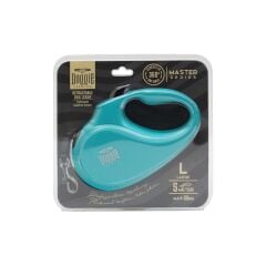 Doggie Otomatik Uzatma Tasması Master Seri Mavi 50Kg/5Mt