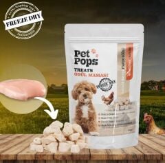 Pet Pops Freeze-Dried Tavuk Göğsü Köpek Ödülü 40 Gr