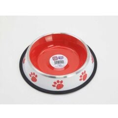 Playfull Renkli Desenli Çelik Mama ve Su Kabı 32 Oz