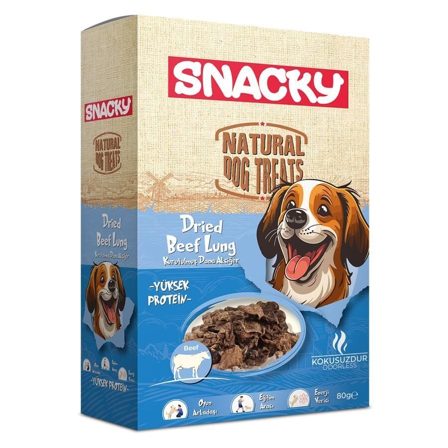 Snacky Kurutulmuş Dana Akciğer 80 Gr