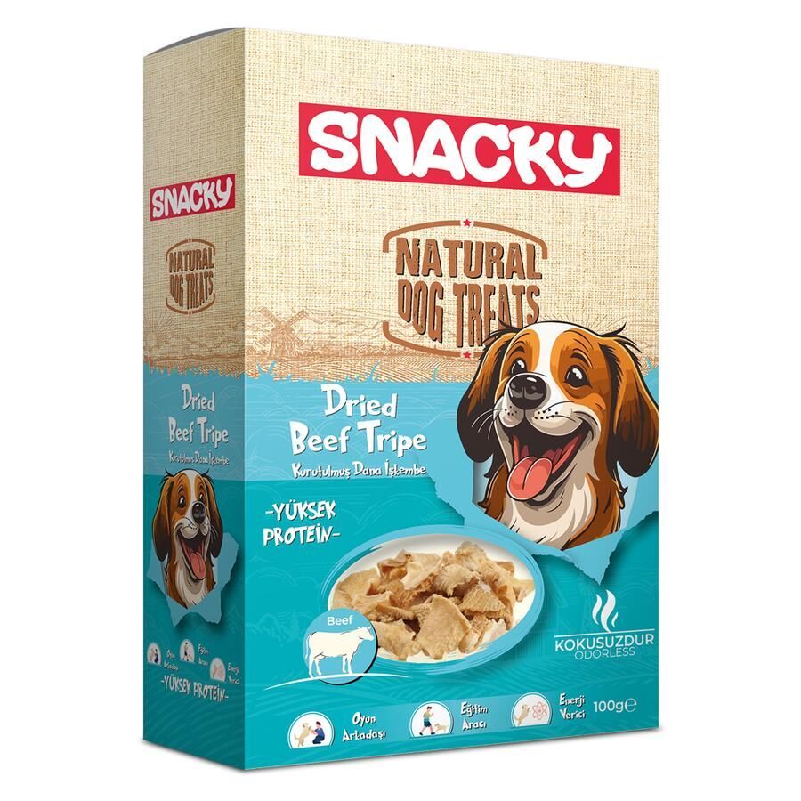 Snacky Kurutulmuş Dana İşkembe 100 Gr