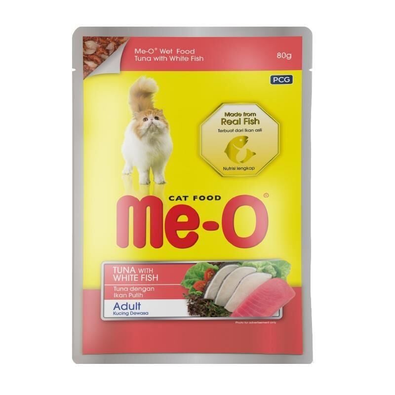 Meo Pouch Jöle İçinde Ton Balıklı Ve Alabalıklı Kedi Konservesi 80 Gr