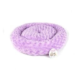 PetPretty Simit Yatak Peluş Lila  55x55cm