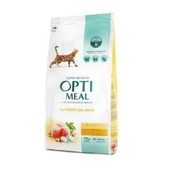 Optimeal Tavuklu Yetişkin Kedi Maması 10 Kg