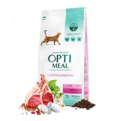 Optimeal Kuzu Etli Sensitive Digestion Yetişkin Kedi Maması 10 Kg