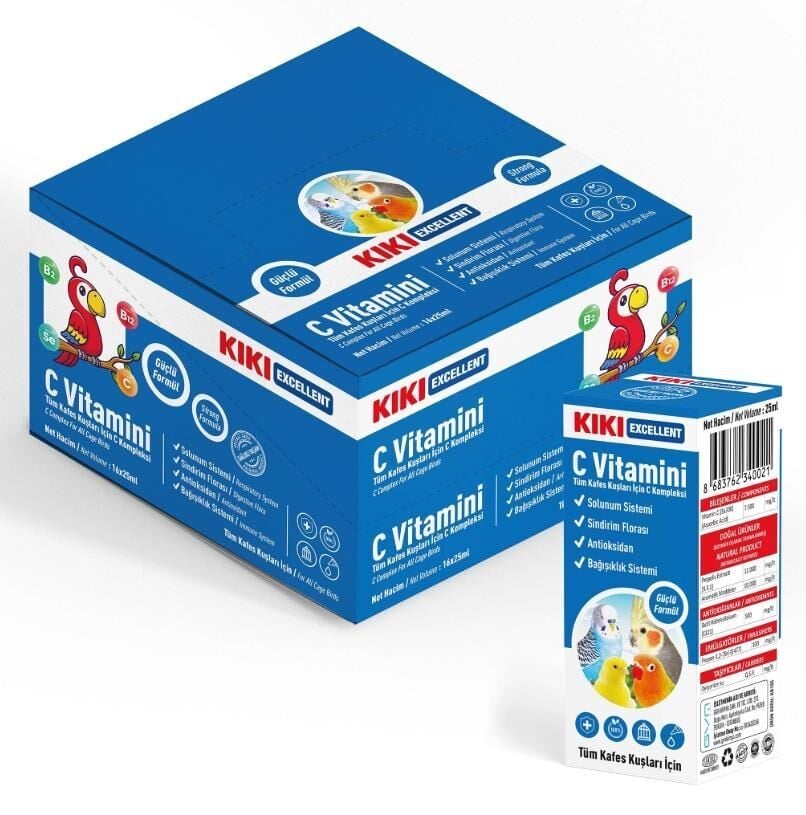 Kiki Excellent Kuş C Vitamini 25 ml