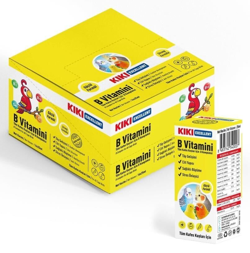 Kiki Excellent Kuş B Vitamini 25 ml