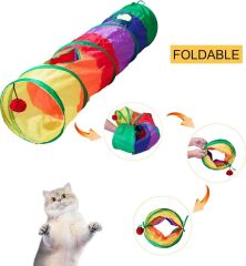Pet Vogue Renkli Kedi Tüneli 123 Cm