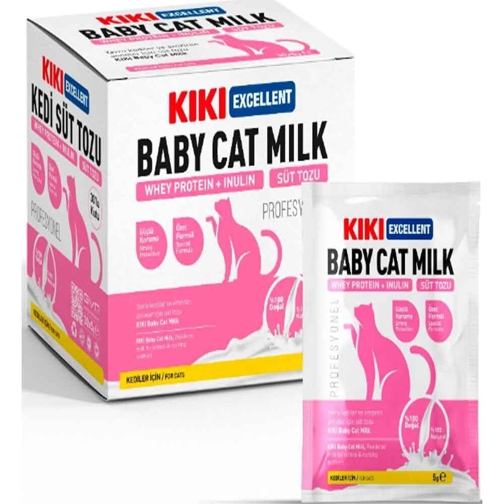 Kiki Excellent Kedi Süt Tozu Sase 5 Gr 10'lu Kutu