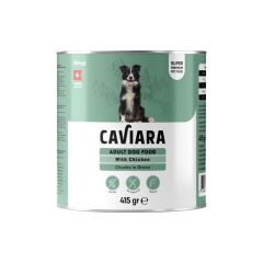 Caviara Sos İçinde Parçacıklı Tavuklu Yetişkin Köpek Konservesi 415 Gr