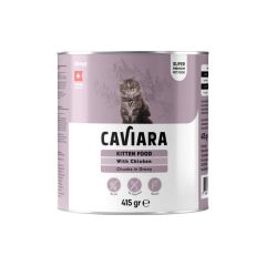 Caviara Sos İçinde Et Parçacıklı Tavuklu Yavru Kedi Konservesi 415 Gr