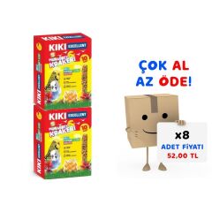 Kiki Excellent Ballı Kraker 10 LU EKO KUTU ( Muhabbet ) 8'li Paket